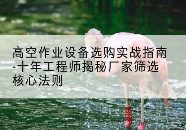 小店剪叉式升降机厂家-高空作业设备选购实战指南-十年工程师揭秘厂家筛选核心法则
